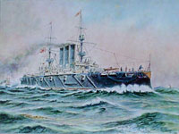 Imperial Japanese Battleship The Hatsuse